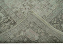 Traditional Design Beige, Brown And Pink Hand Knotted Custom Made Wool Rug