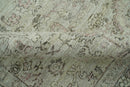 Traditional Design Beige, Brown And Pink Hand Knotted Custom Made Wool Rug