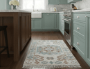 Traditional Design Ivory Hand knotted 2x3 Wool Area Rug