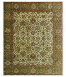 Traditional Fine Serapi Design Beige And Brown Hand Knotted 8x10 Wool Area Rug