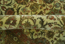 Traditional Fine Serapi Design Beige And Brown Hand Knotted 8x10 Wool Area Rug