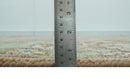 Traditional Floral Peach and Green Hand Knotted 8x10 wool area rug