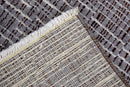 Gray And Brown Modern Style Hand Knotted Wool 2x3 Area Rug