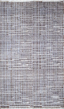 Gray And Brown Modern Style Hand Knotted Wool 2x3 Area Rug