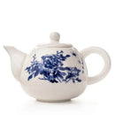 Traditional ink illustration dehua clay tea set dining room teaware