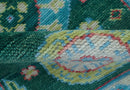 Traditional Khotan Design Teal 3x5 Hand knotted Wool Area Rug