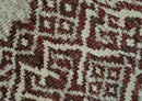 Traditional Large design 5x8 Olive, Silver and Brown Hand knotted wool area rug