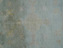 Traditional Oushak Design Blue And Beige 12x15 Hand Knotted Wool Rug