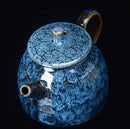 Traditional pink & brown crackle kung fu tea pot dining room teaware