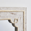 Traditional Rectangle Mirror Antiqued Casual Wall Decoration