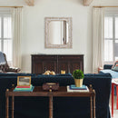 Traditional Rectangle Mirror Antiqued Casual Wall Decoration