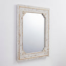 Traditional Rectangle Mirror Antiqued Casual Wall Decoration