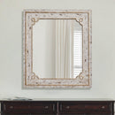 Traditional Rectangle Mirror Antiqued Casual Wall Decoration