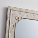 Traditional Rectangle Mirror Antiqued Casual Wall Decoration