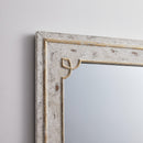 Traditional Rectangle Mirror Antiqued Casual Wall Decoration