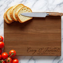 Traditional Script Couples Cutting Board