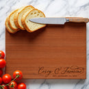 Traditional Script Couples Cutting Board