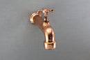 Traditional Tub Filler, Copper Finish Faucet, Handmade Vintage Water Tap