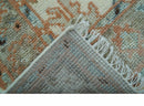 Traditional Turkish Design Beige 4x6 Hand knotted Wool Area Rug