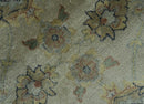 Traditional Turkish Design Beige And Rust 6x9 Hand Knotted Wool Area Rug