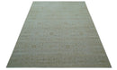 Traditional Turkish Design Beige Hand Knotted 9x12 Wool Area Rug