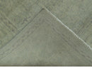 Traditional Turkish Fine Blue And Beige 9.7x12 Hand Knotted Wool Rug
