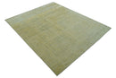 Traditional Turkish (Oushak) Design Gold And Gray Hand Knotted 8x10 Wool Area Rug