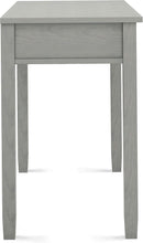 Transitional Solid Wood Writing Desk with Key Features