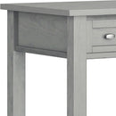 Transitional Solid Wood Writing Desk with Key Features