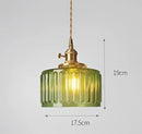 DecorBites™ Blue Glass Pendant Lights - Bedroom Dinning Living Room Fixtures