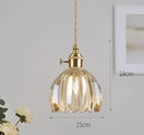 DecorBites™ Blue Glass Pendant Lights - Bedroom Dinning Living Room Fixtures