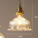 DecorBites™ Blue Glass Pendant Lights - Bedroom Dinning Living Room Fixtures