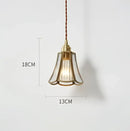 DecorBites™ Blue Glass Pendant Lights - Bedroom Dinning Living Room Fixtures