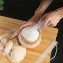 Translucent professional coconut opener tool for kitchen flesh extraction