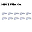 Transparent plastic cable storage box office desk wire organizer