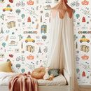 World Map Wallpaper - Nursery Wall Decor Wallpapers