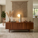 Travertine Conduit Table Lamp