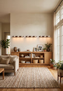 Travertine Duo Wood Wall Light