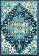 Trebloc Teal Green Area Rug - Clearance