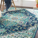 Trebloc Teal Green Area Rug - Clearance