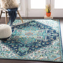 Trebloc Teal Green Area Rug - Clearance