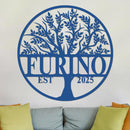 Tree Of Life Established Family Name Sign