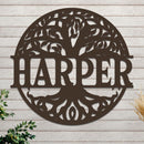 Tree Of Life Family Established Sign