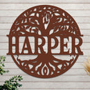 Tree Of Life Family Established Sign