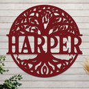 Tree Of Life Family Established Sign