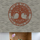 Tree Of Life Couple Names Sign w Wedding Date
