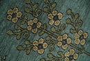 Tree of Life Green Traditional Hand Knotted Turkish Design 8x10 Wool Area Rug
