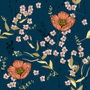 Trendy Floral Pattern Wallpaper