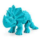 3D Printed Articulated Flexible Triceratops Dinosaur | Multiple Colors | Black Sheep Products LLC