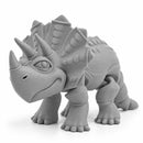 3D Printed Articulated Flexible Triceratops Dinosaur | Multiple Colors | Black Sheep Products LLC